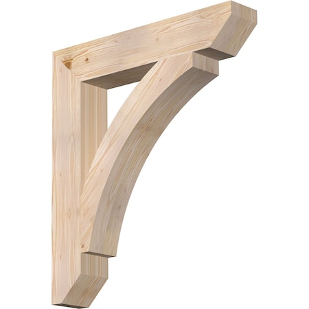 Ekena Millwork Thorton Slat Smooth Bracket, Douglas Fir, 5 1/2"W x 32"D x 36"H BKT06X32X36THR06SDF